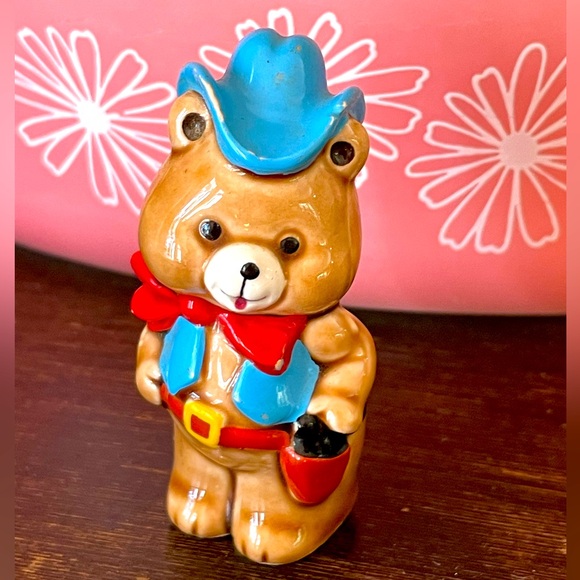 Vintage Other - Vintage Kitschy Capilano Ceramic Cowboy Teddy Bear🧸🤠